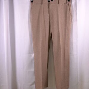 VTG Levis Mens 36x31 Tan Brown Flat Front Action Slacks Dress Pants Trousers